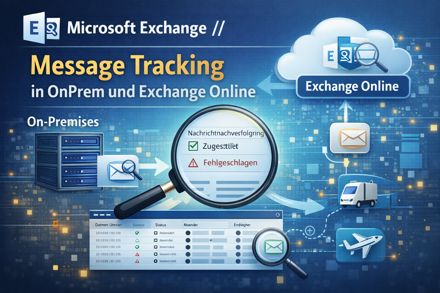 Microsoft Exchange // Message Tracking in OnPrem und Exchange Online