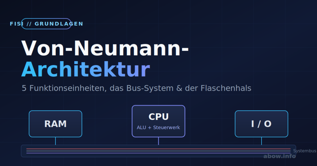 FISI // Von-Neumann-Architektur einfach erklärt